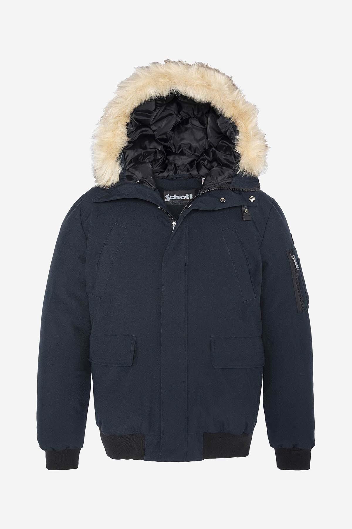 Giacche Uomo Schott KEYBURN NAVY — vista 1