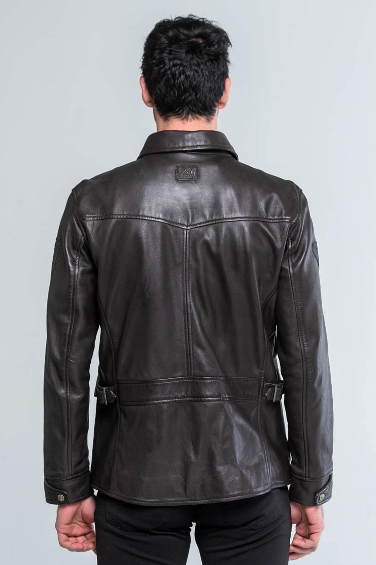 Chaqueta Hombre Steve Mcqueen SEDWICK3 DARK BROWN — vista 3