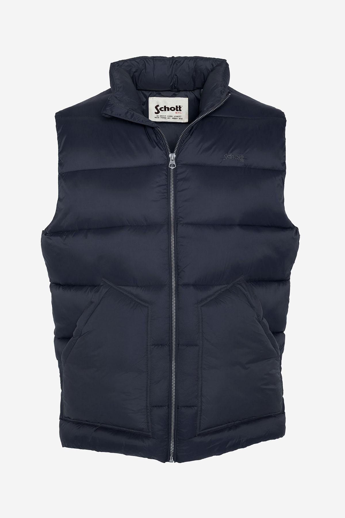 Blouson Homme Schott HAWKVRS NAVY/NAVY — vue 7