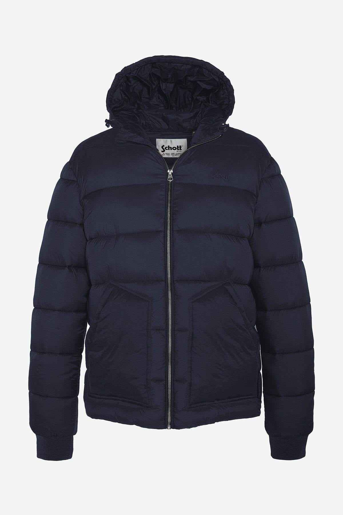 Giacche Uomo Schott HAWKRS NAVY/NAVY — vista 7