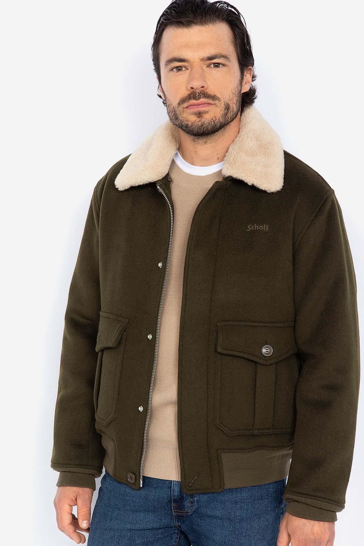 Blouson Homme Schott AIRGUARD KAKI — vue 3