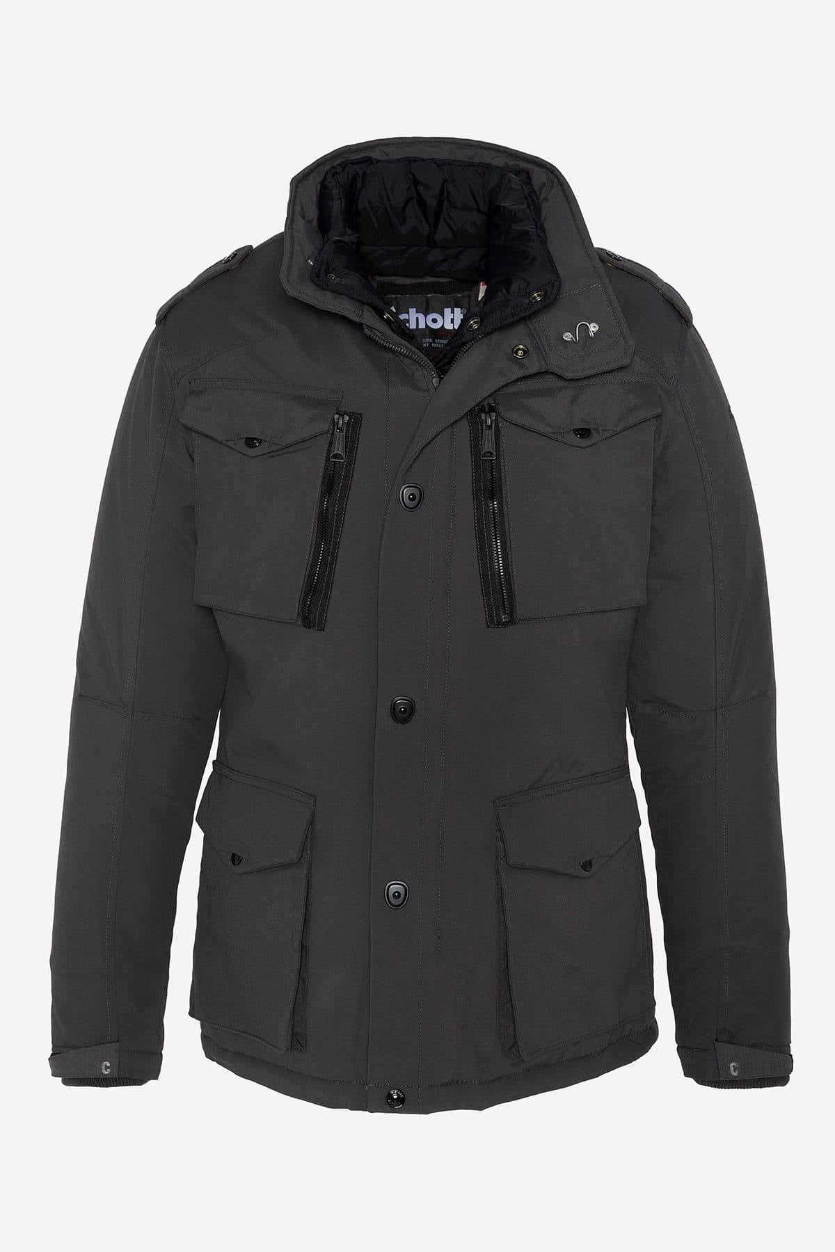 Giacche Uomo Schott FIELD ANTHRACITE — vista 1