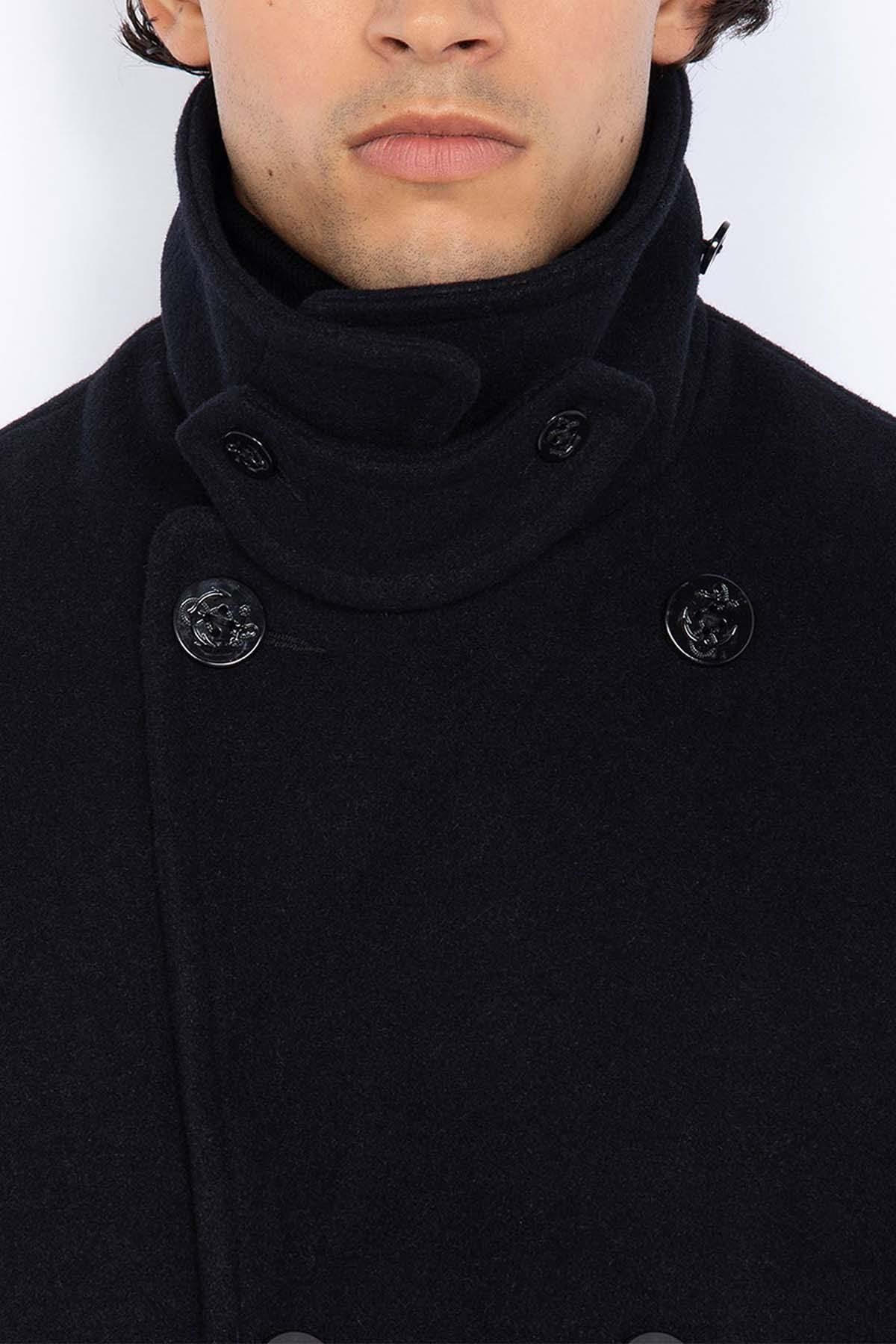 Blouson Homme Schott SEACOAT DARK NAVY — vue 3
