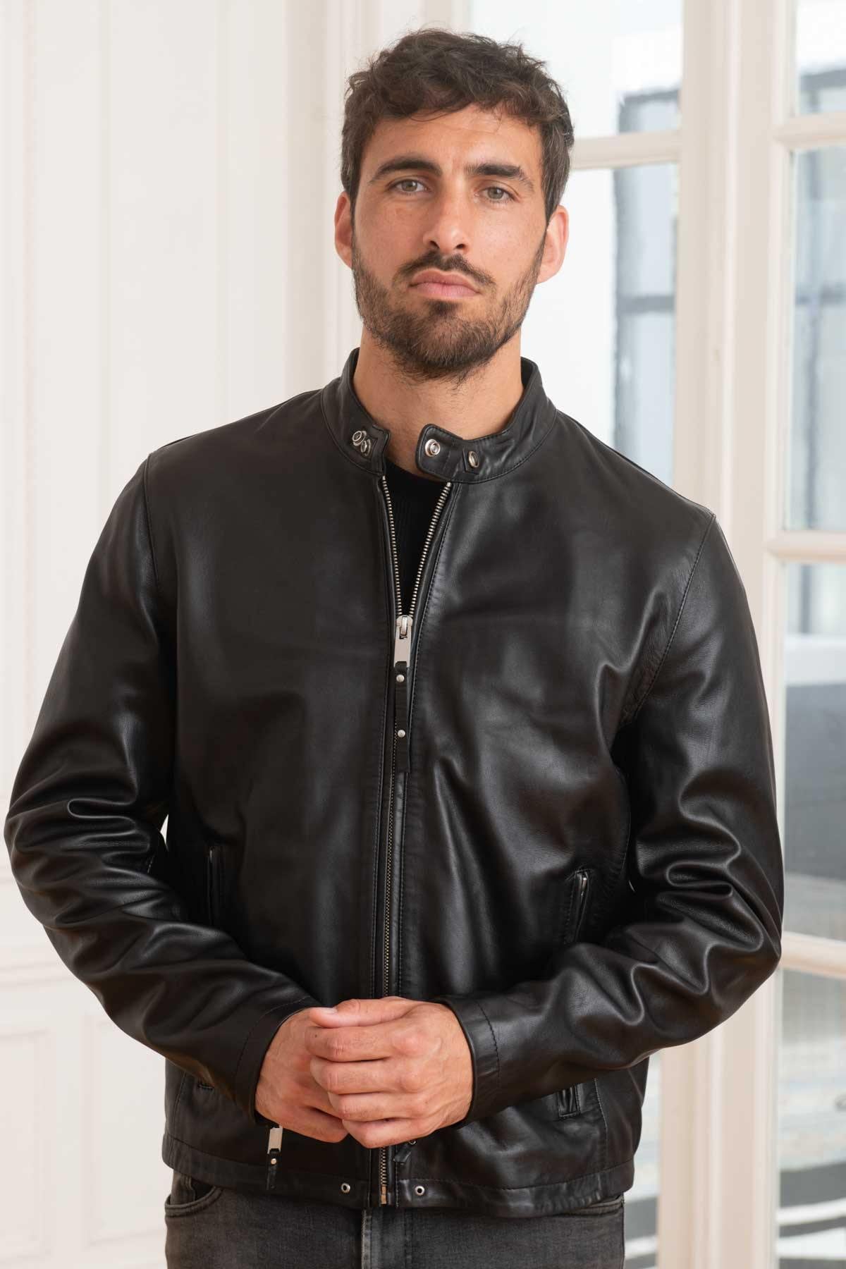 Giacche Uomo Daytona RUIDOSO LAMB DUTTI BLACK — vista 5