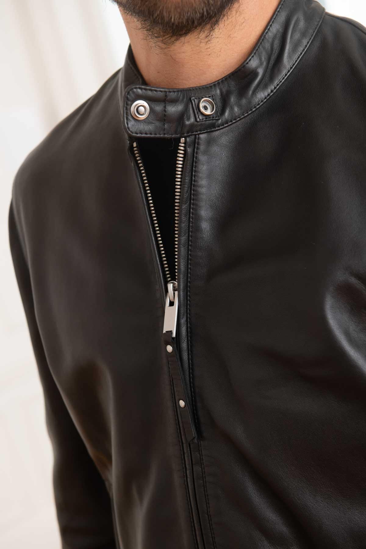 Giacche Uomo Daytona RUIDOSO LAMB DUTTI BLACK — vista 6
