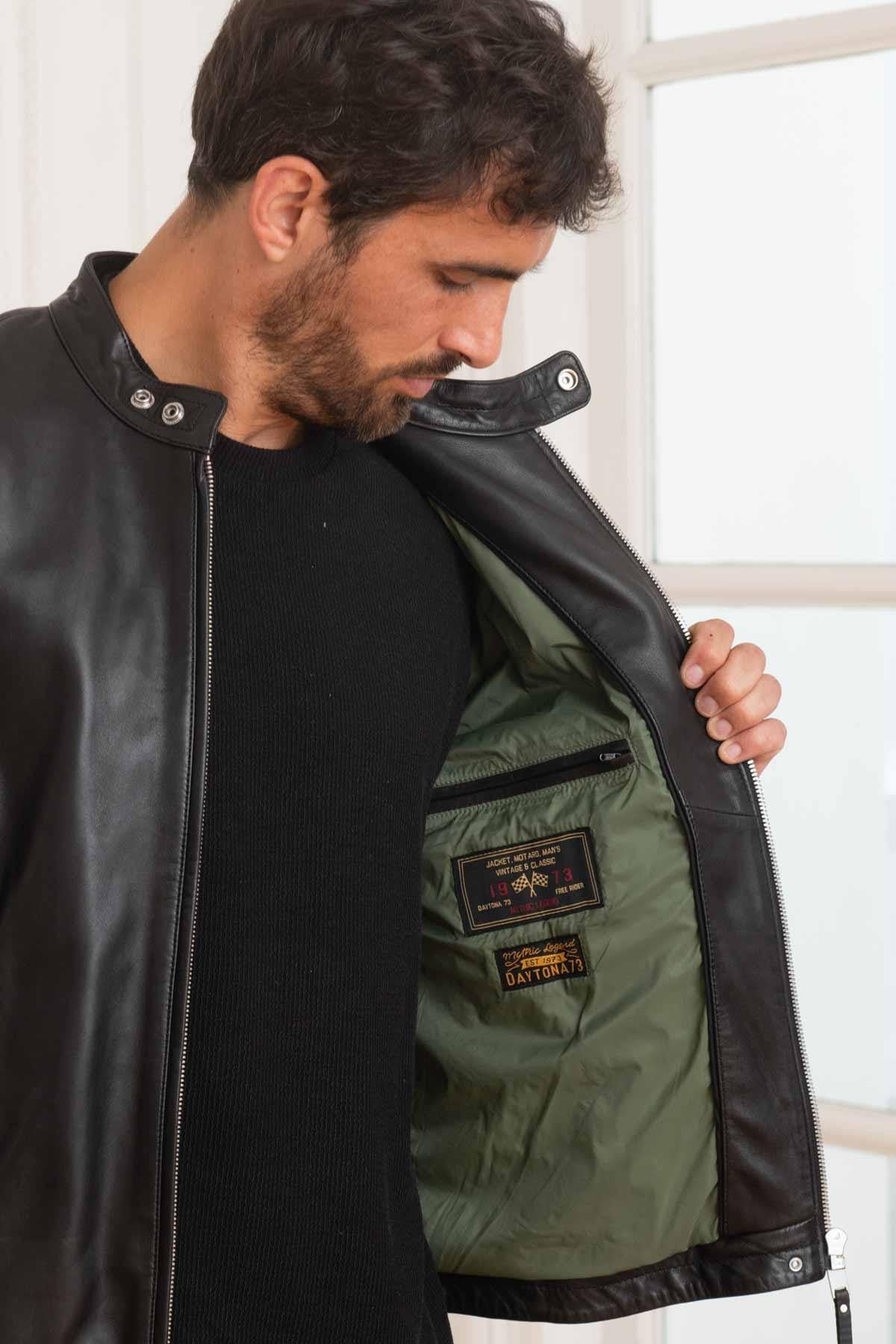 Giacche Uomo Daytona RUIDOSO LAMB DUTTI BLACK — vista 3