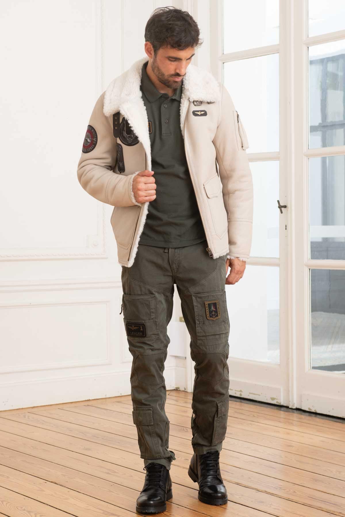Blouson Homme Aeronautica Militare PN1591876 BEIGE — vue 2