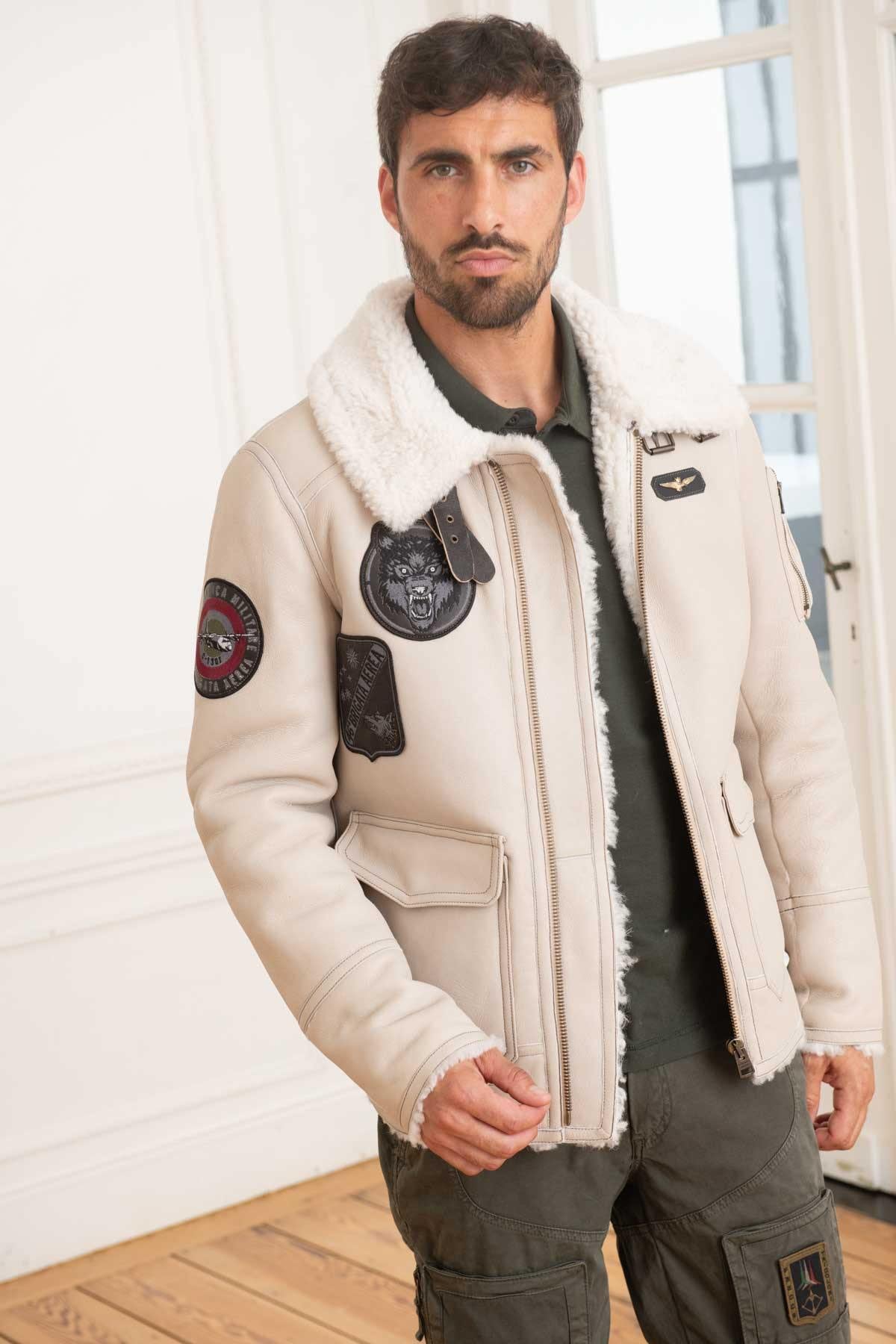 Blouson Homme Aeronautica Militare PN1591876 BEIGE — vue 3