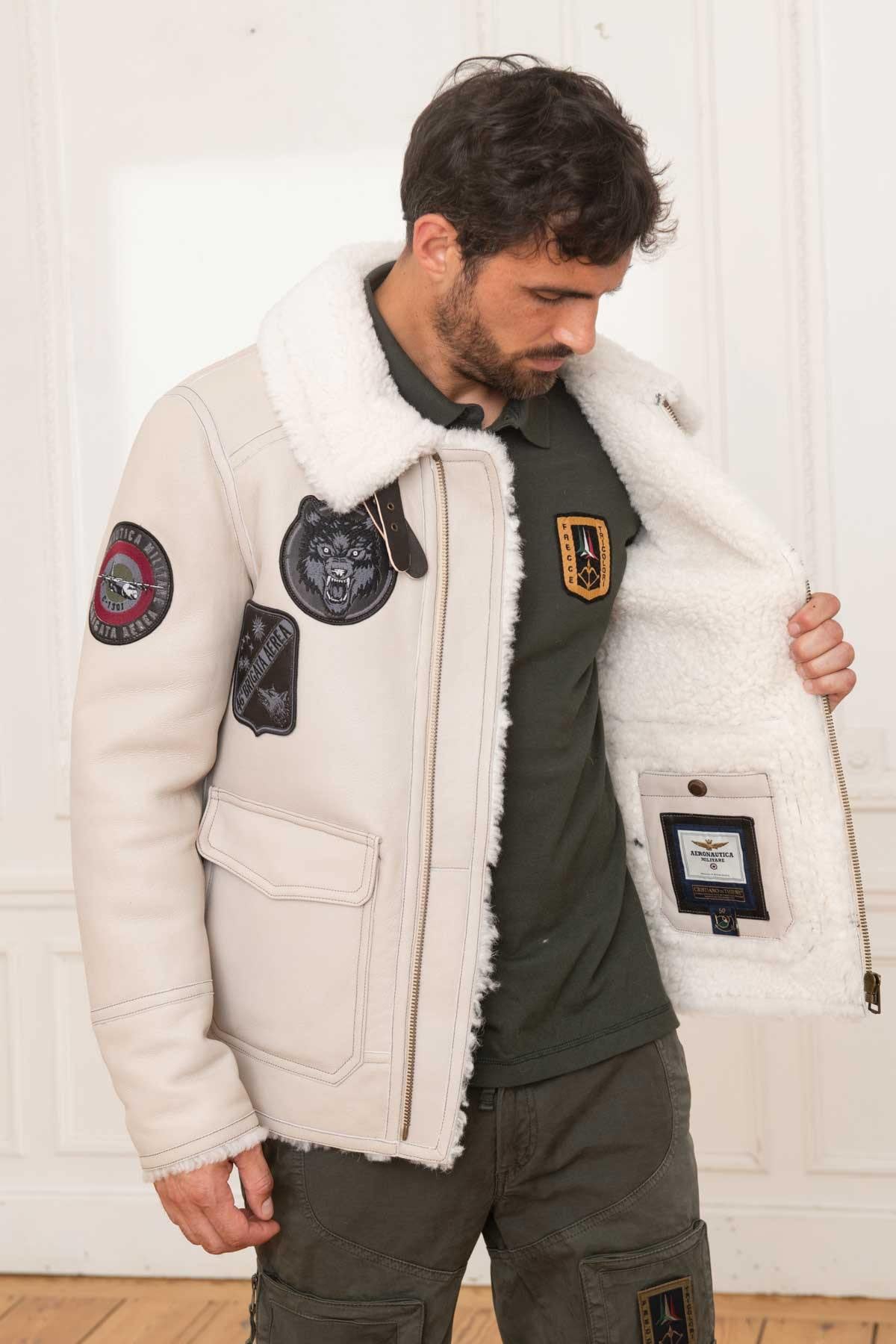 Blouson Homme Aeronautica Militare PN1591876 BEIGE — vue 4
