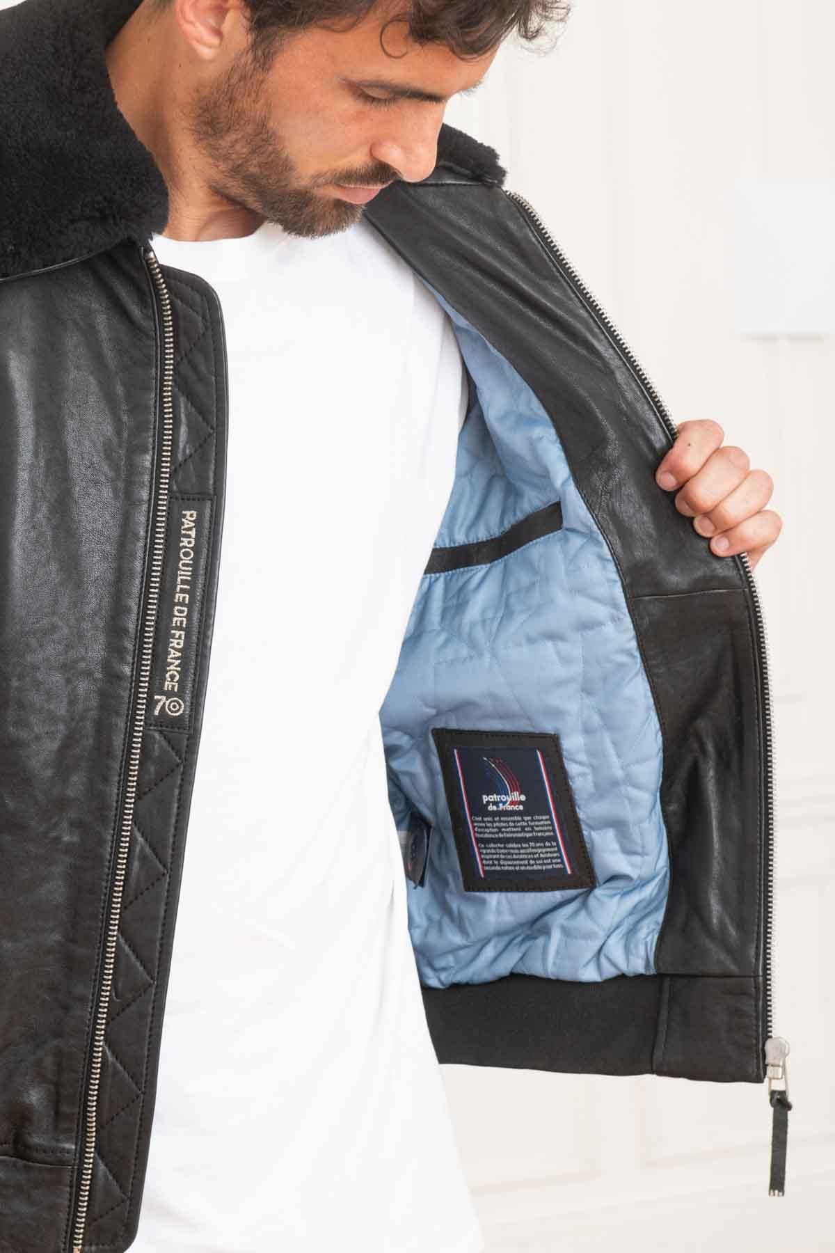 Giacche Uomo Patrouille De France OFFICIAL 70 ALPHA BLACK — vista 6