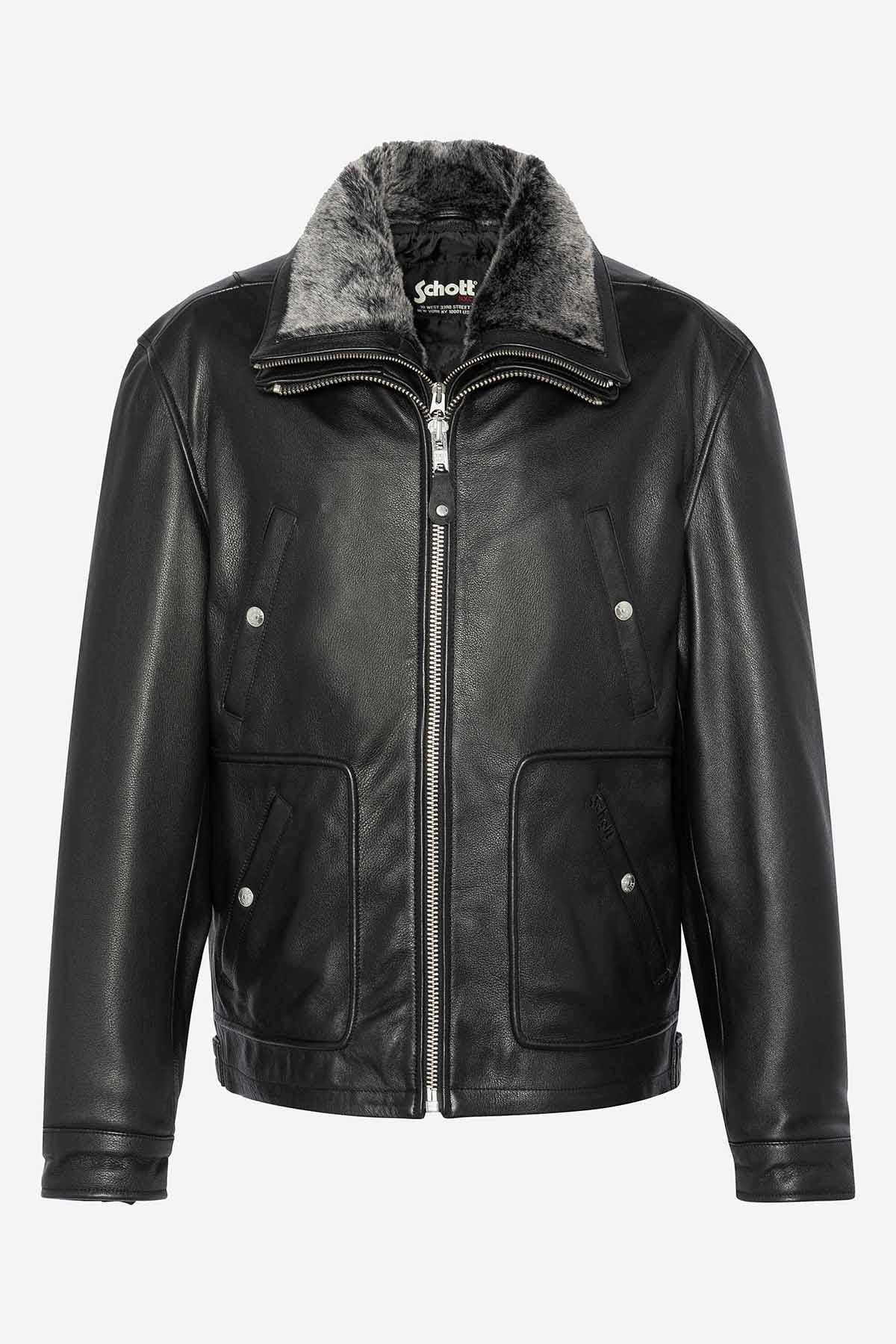 Chaqueta Hombre Schott LC8100W23 BLACK — vista 6