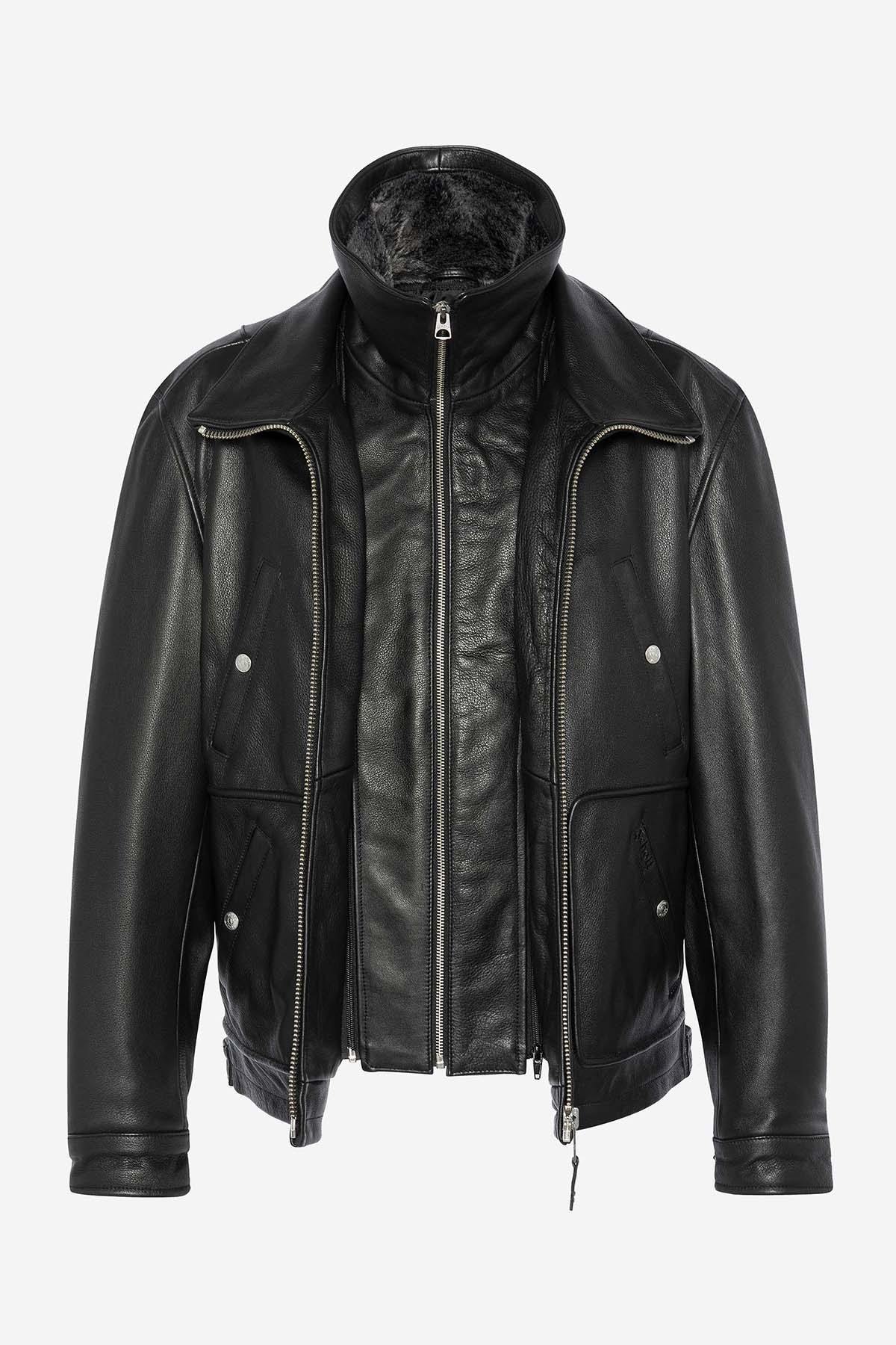 Chaqueta Hombre Schott LC8100W23 BLACK — vista 7