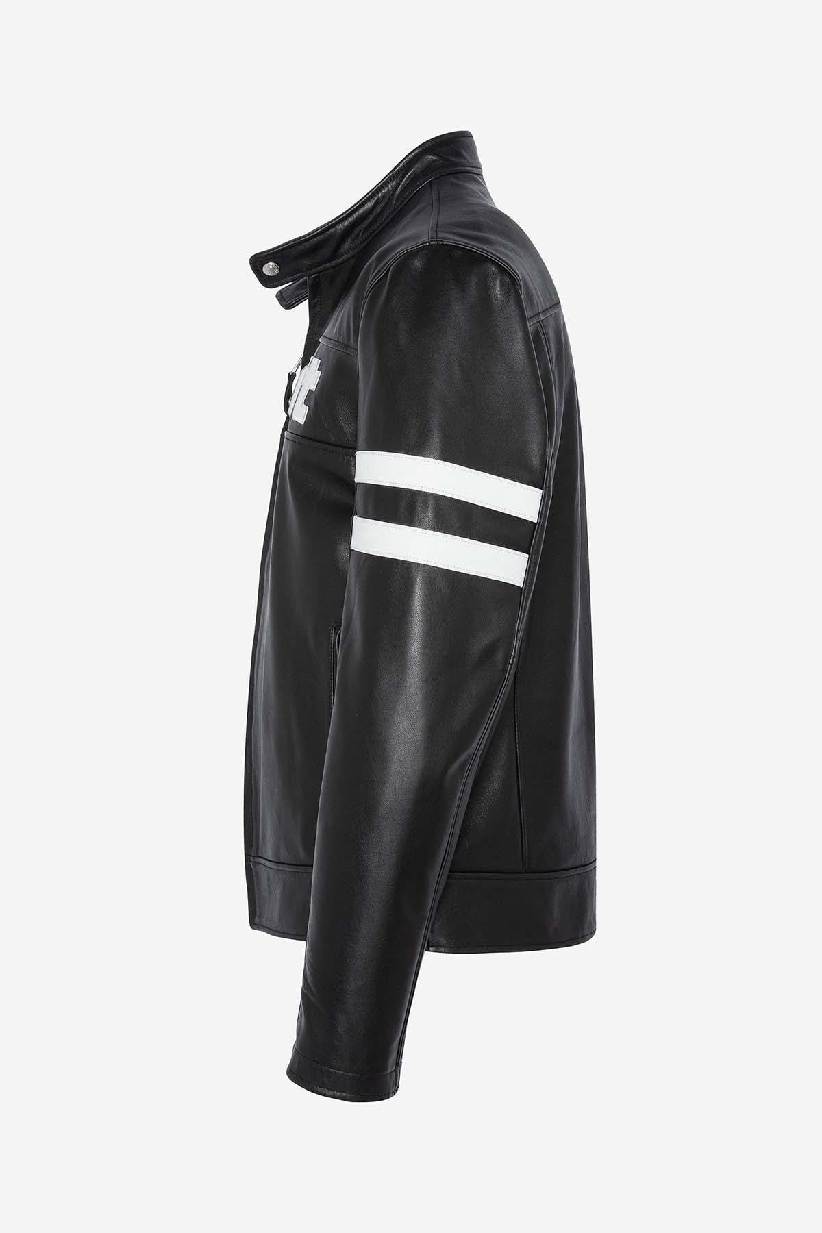 Chaqueta Hombre Schott LCMOTORVINT BLACK — vista 8