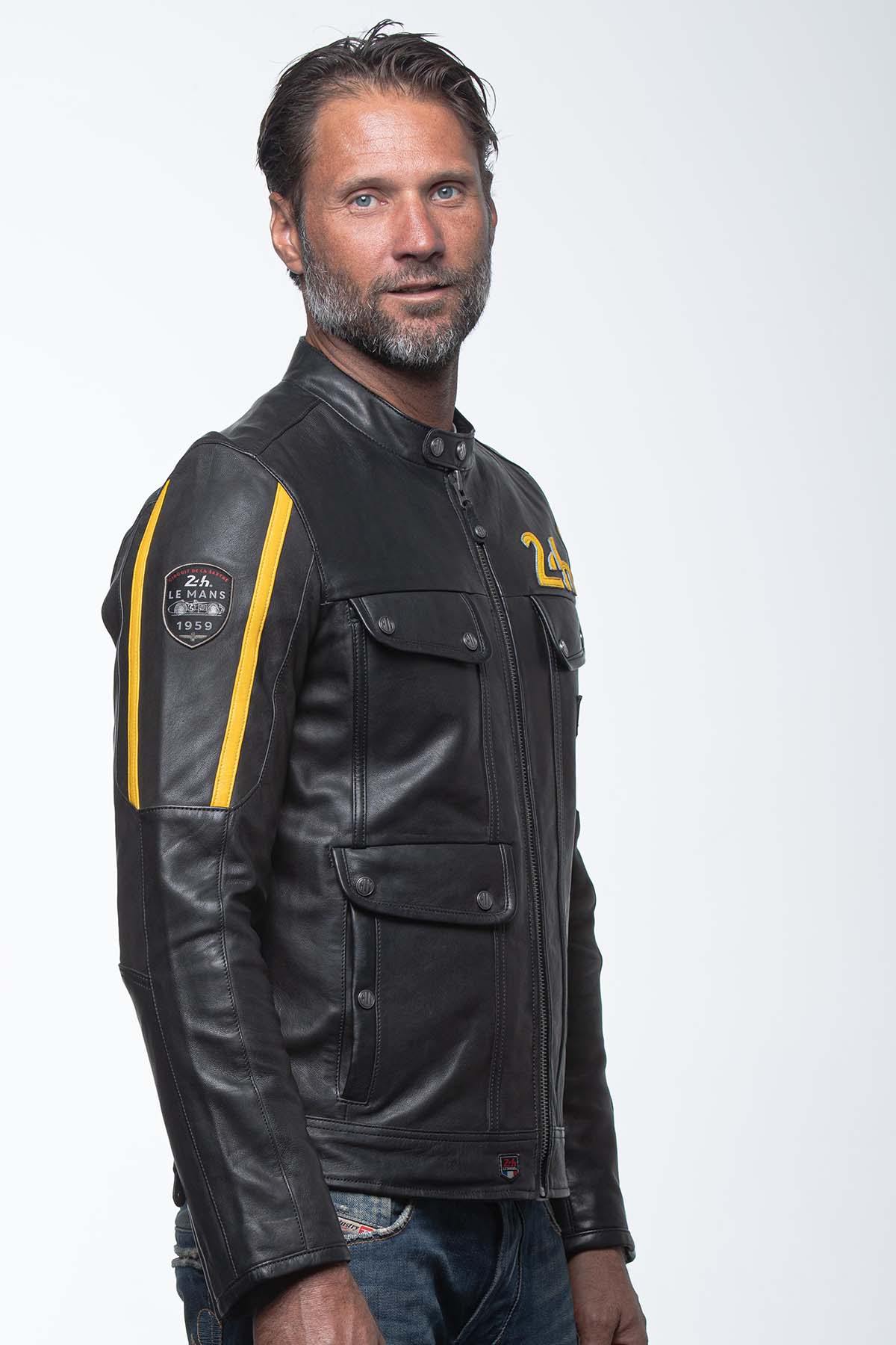 Herren Jacke 24h Le Mans LAGACHE3 BLACK/BANANA — Ansicht 3