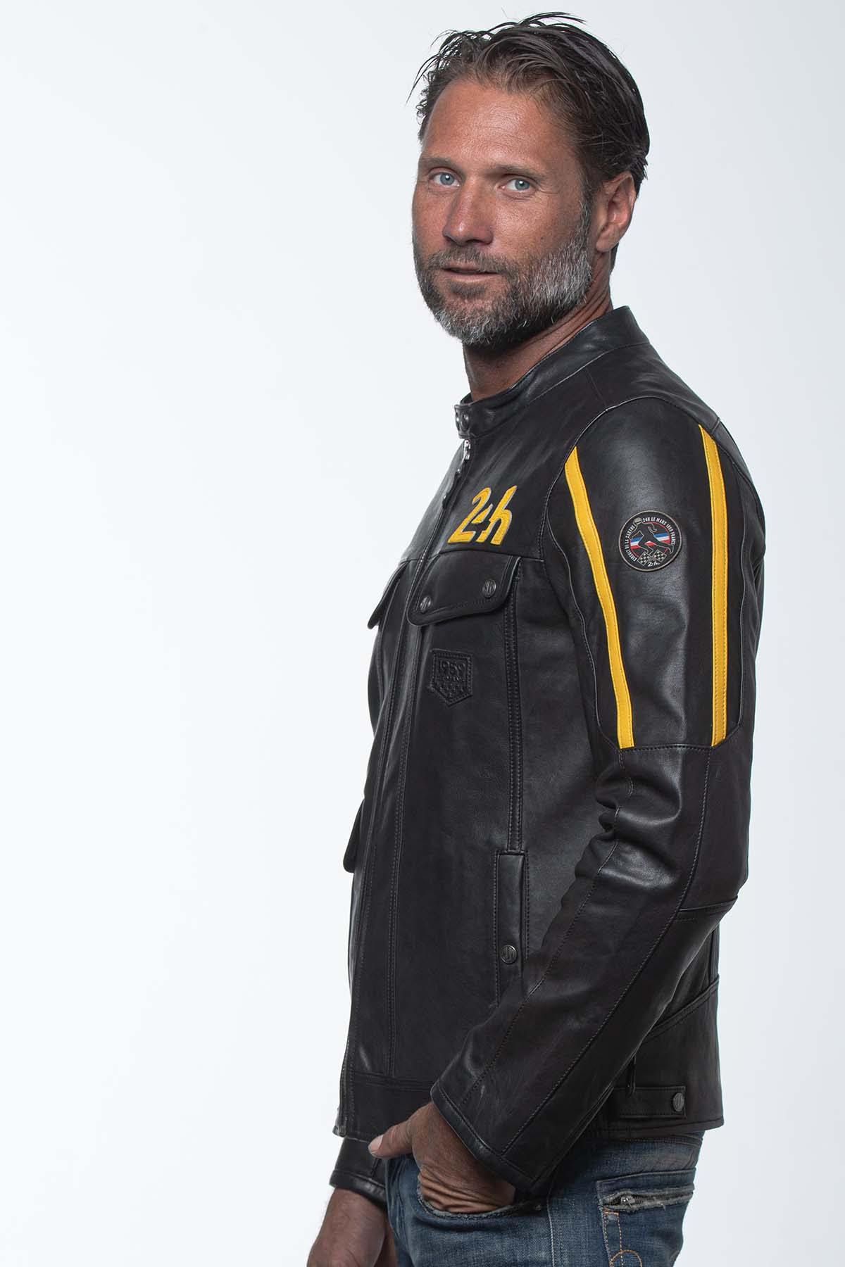 Herren Jacke 24h Le Mans LAGACHE3 BLACK/BANANA — Ansicht 6