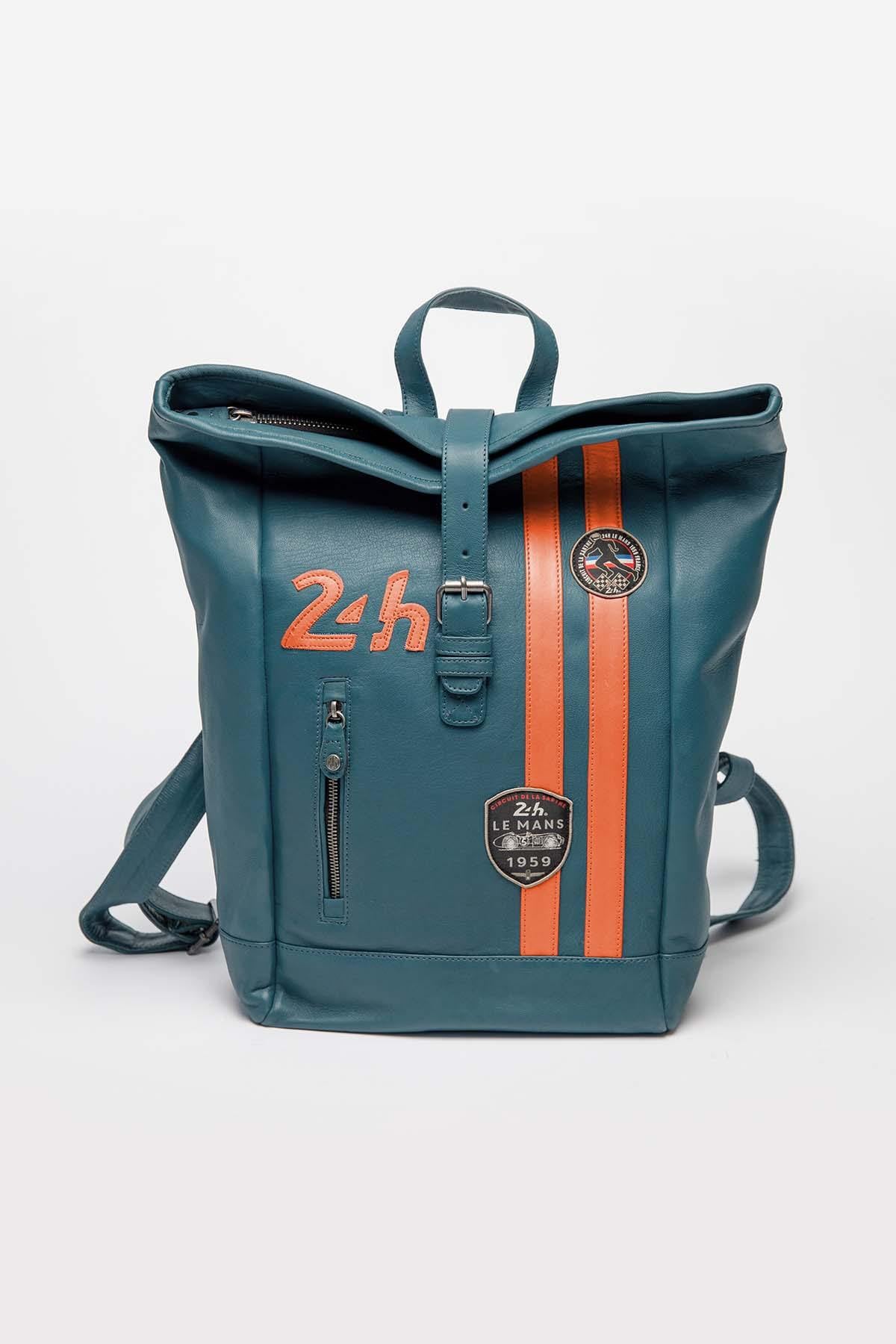 Bolsos Hombre 24h Le Mans FERNAND3 BACKPACK ROYAL BLUE/ORANGE — vista 2