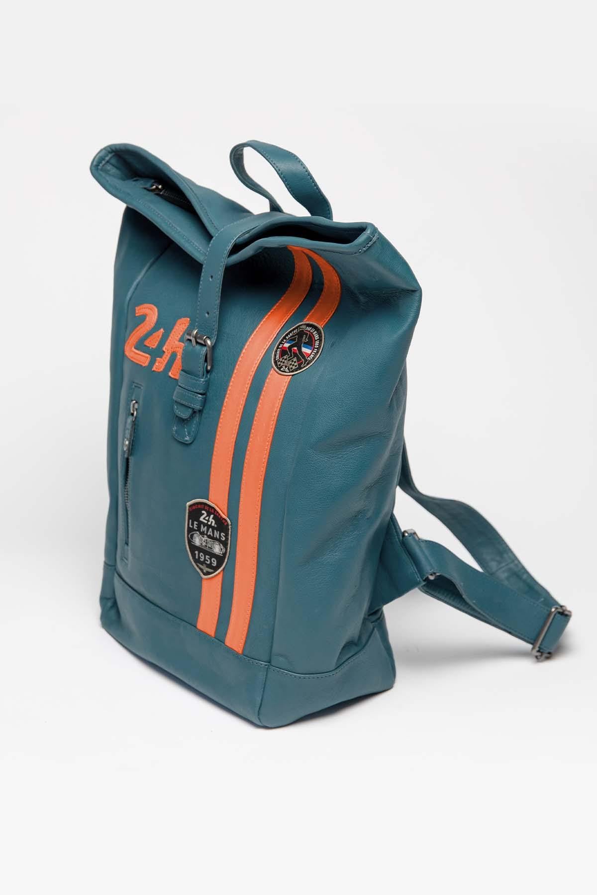Bolsos Hombre 24h Le Mans FERNAND3 BACKPACK ROYAL BLUE/ORANGE — vista 1
