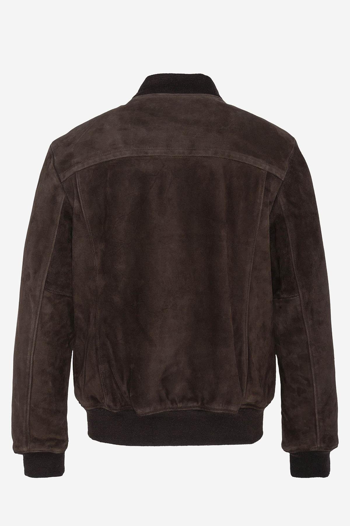 Giacche Uomo Schott LC3017 BROWN — vista 2