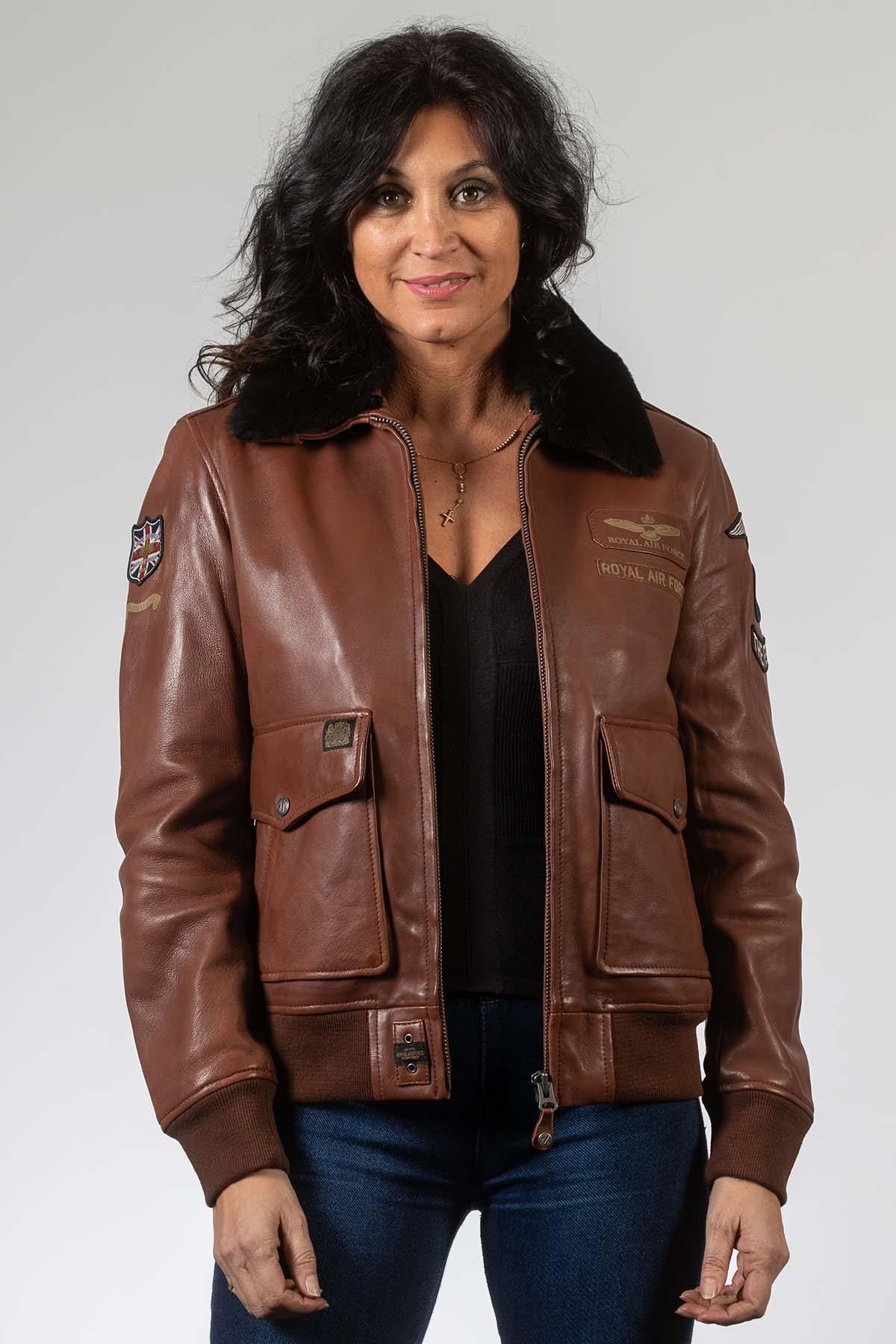 Damen Jacke Royal Air Force MOLLY TORTOISE — Ansicht 1