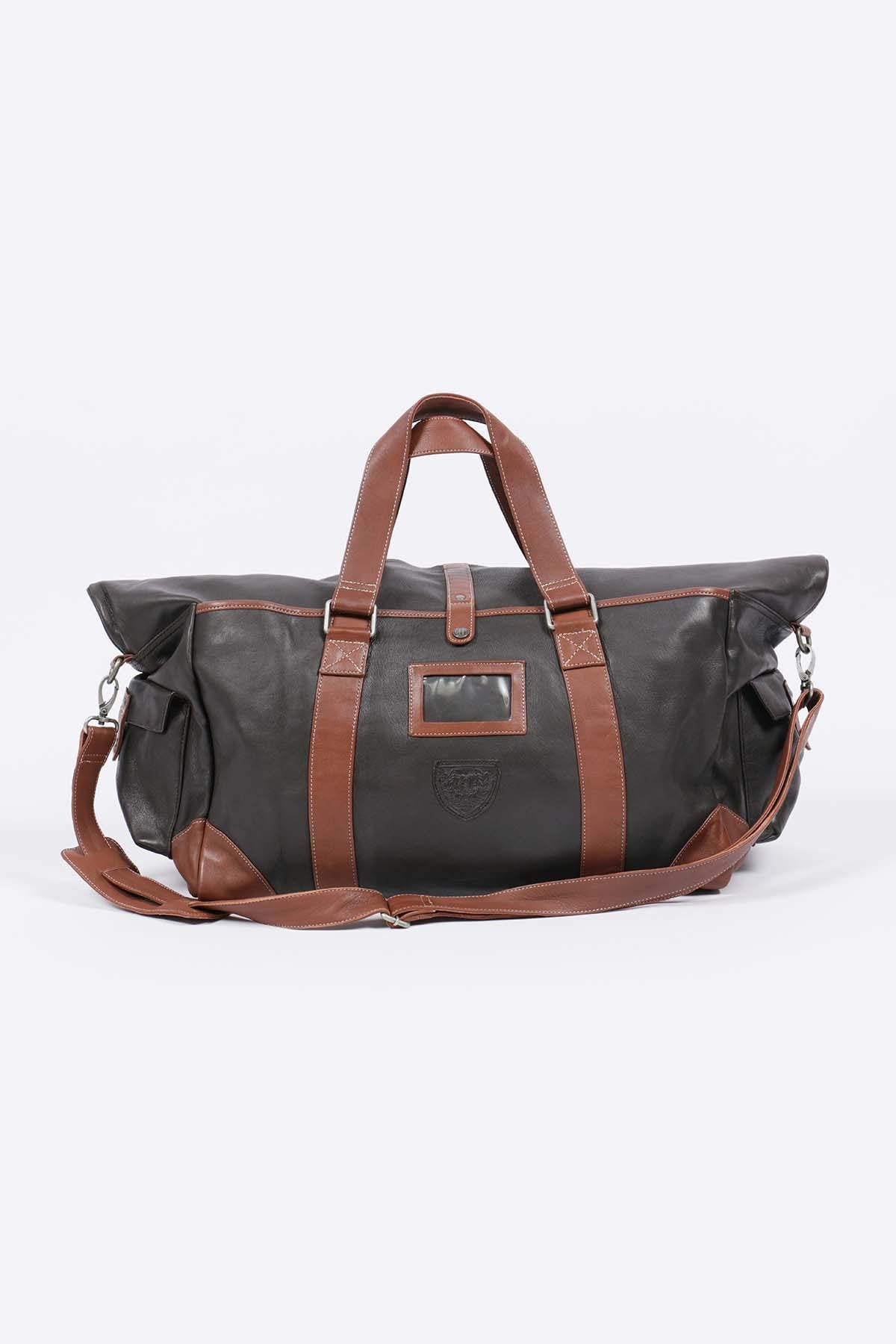 Bolsos Hombre Royal Air Force BADER3 DARK BROWN — vista 4