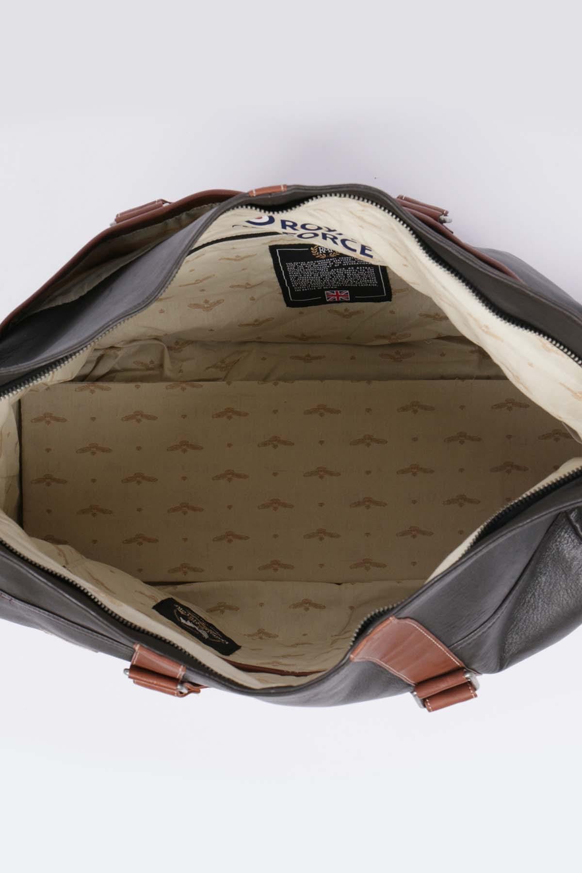 Bolsos Hombre Royal Air Force BADER3 DARK BROWN — vista 2
