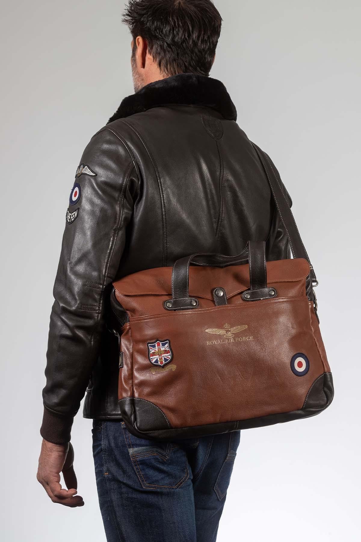 Bolsos Hombre Royal Air Force CROOKS3 TORTOISE — vista 1