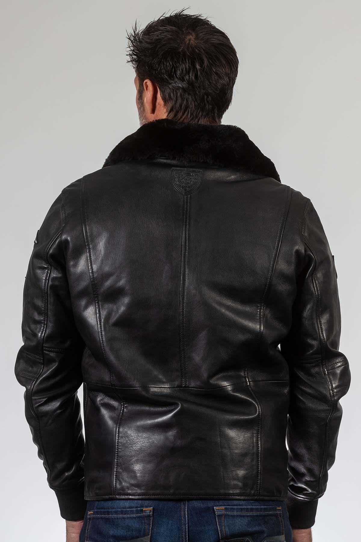 Giacche Uomo Royal Air Force GIBSON RAF NOIR — vista 3