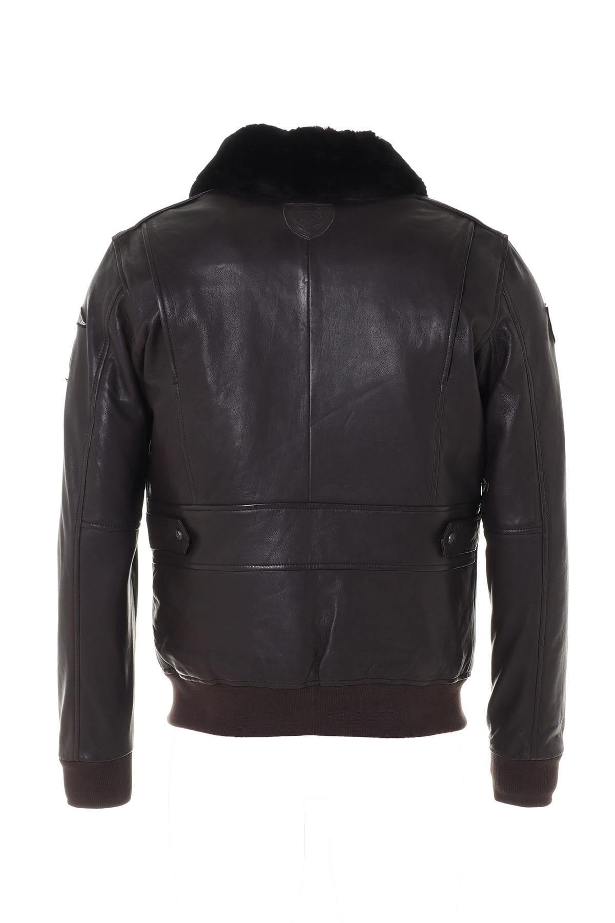 Chaqueta Hombre Royal Air Force BERLINER DARK BROWN — vista 13