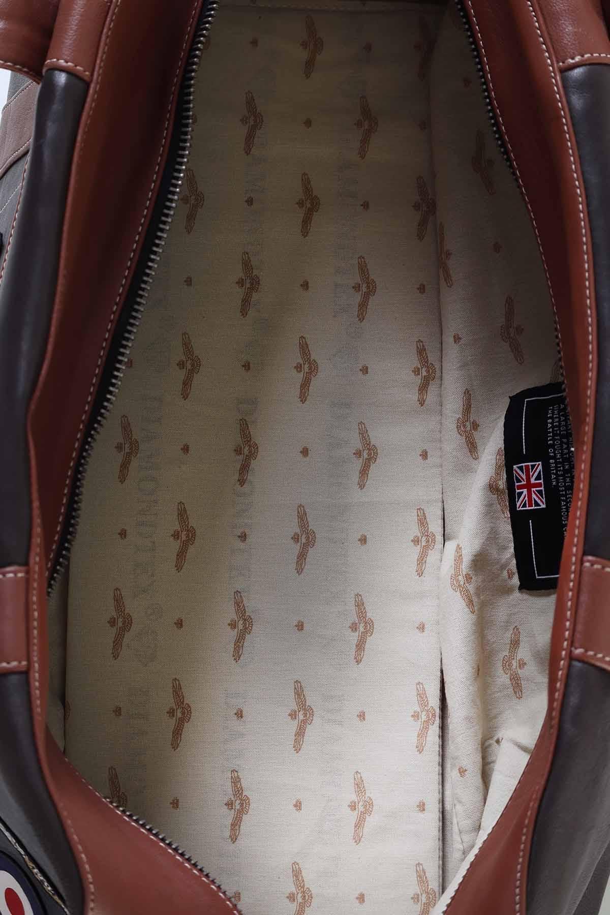 Bolsos Hombre Royal Air Force BRISTOL3 48H DARK BROWN — vista 5