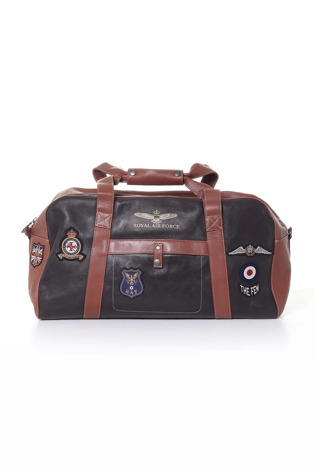 Bolsos Hombre Royal Air Force BRISTOL3 48H DARK BROWN — vista 3