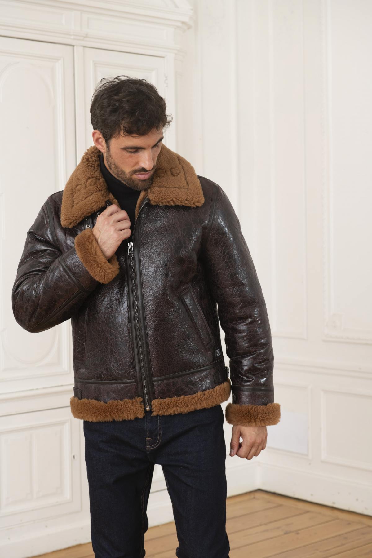 Blouson Homme Cityzen KINGSTON TOBACCO GINGER — vue 3