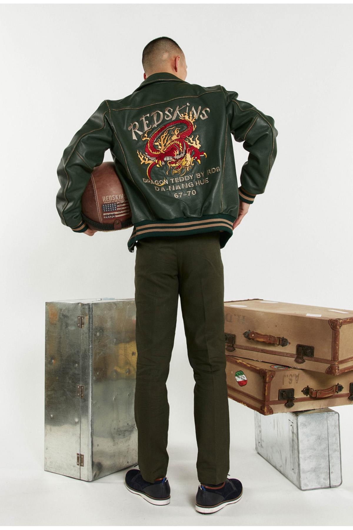 Chaqueta Hombre Redskins DRAGON COHIBA FOREST GREEN — vista 6