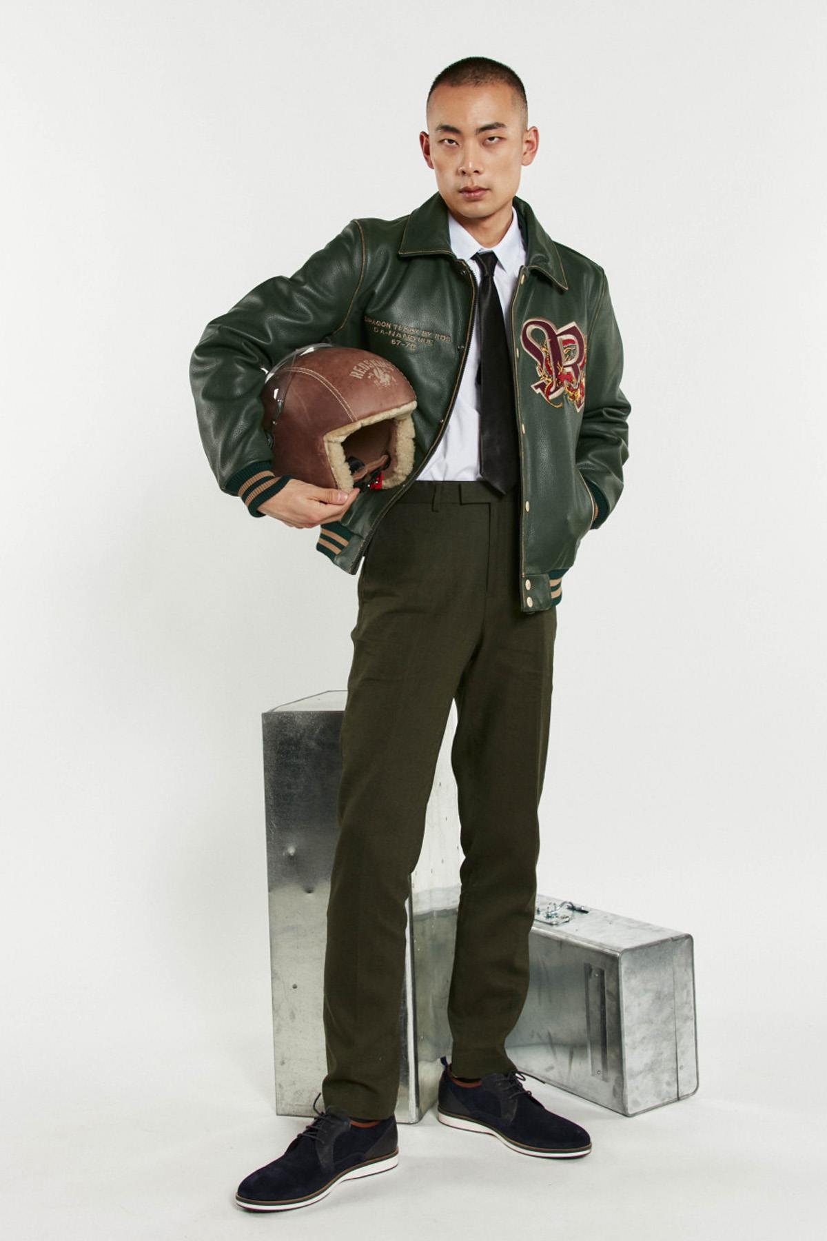 Chaqueta Hombre Redskins DRAGON COHIBA FOREST GREEN — vista 7