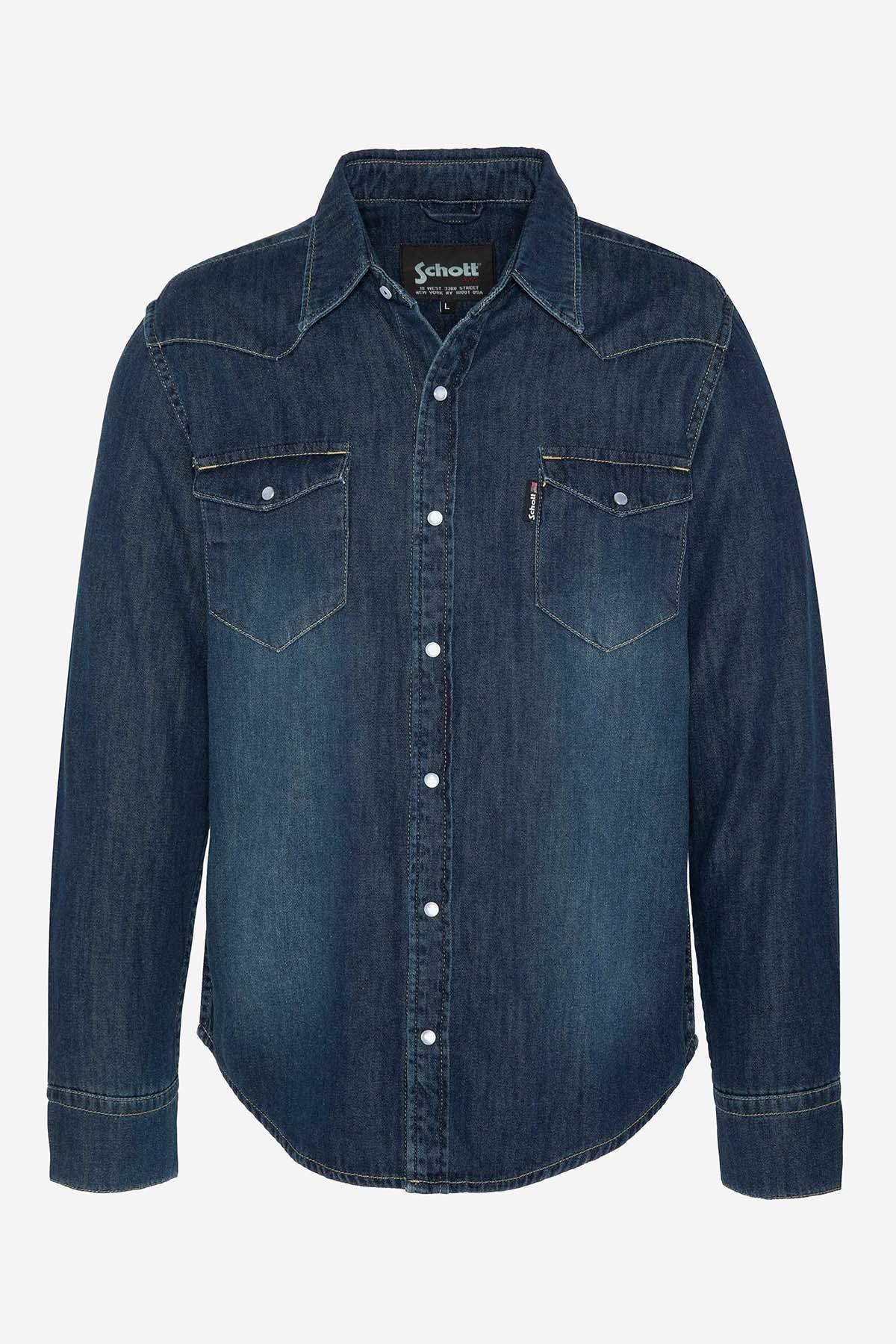 Herren Hemd Schott SHTULSA RAW — Ansicht 1