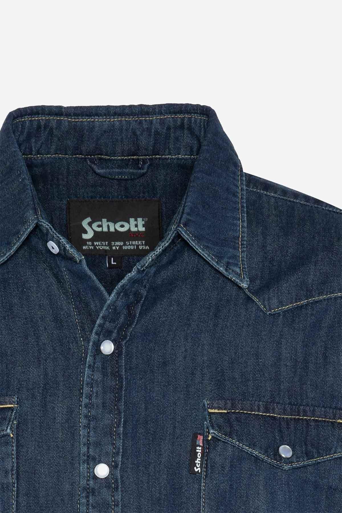 Herren Hemd Schott SHTULSA RAW — Ansicht 3