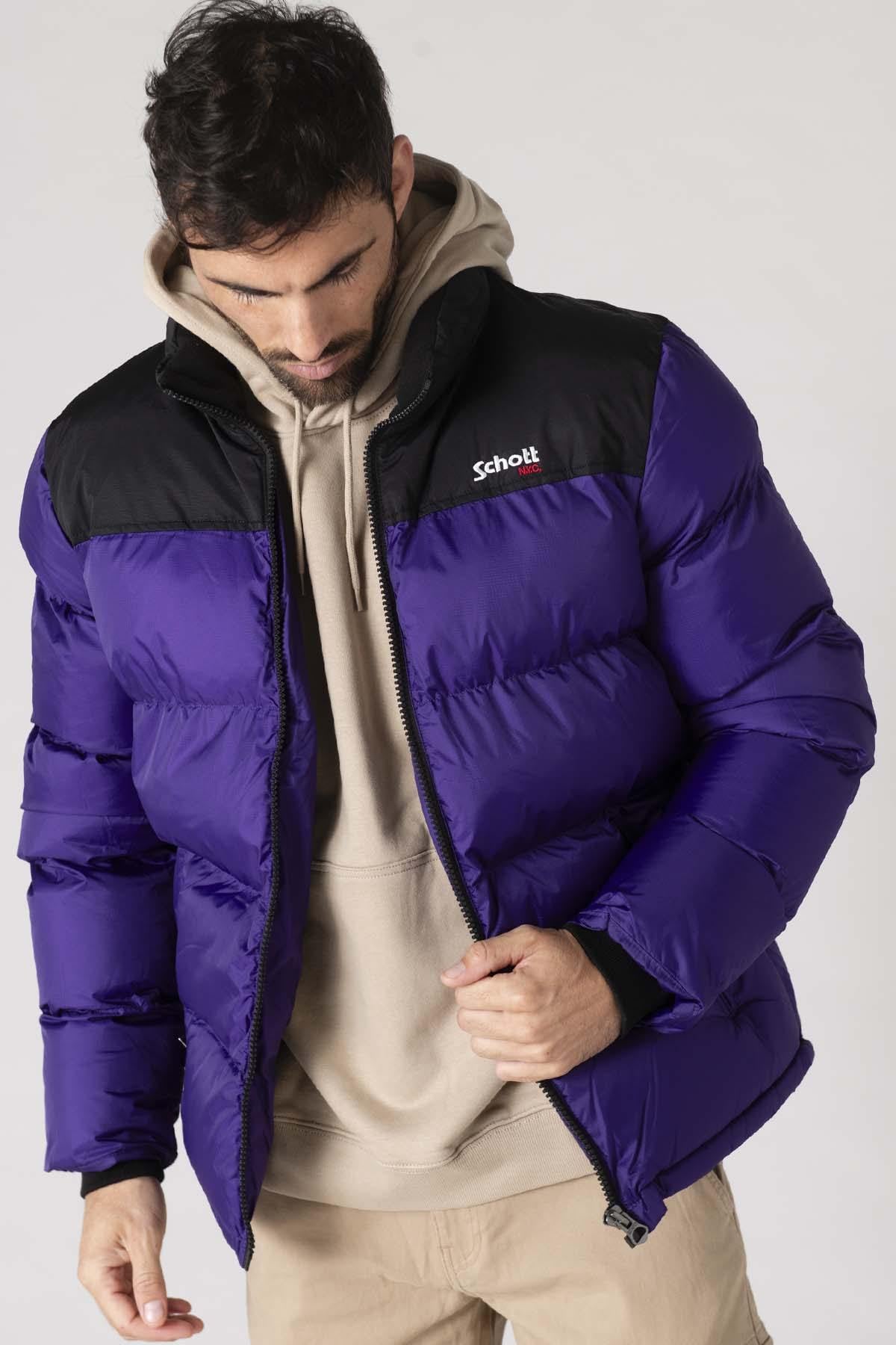 Chaqueta Hombre Schott UTAH PURPLE — vista 5