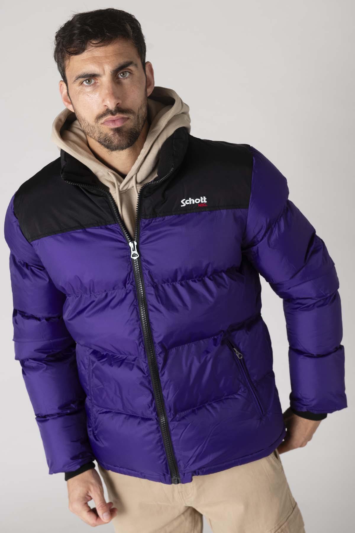 Chaqueta Hombre Schott UTAH PURPLE — vista 2