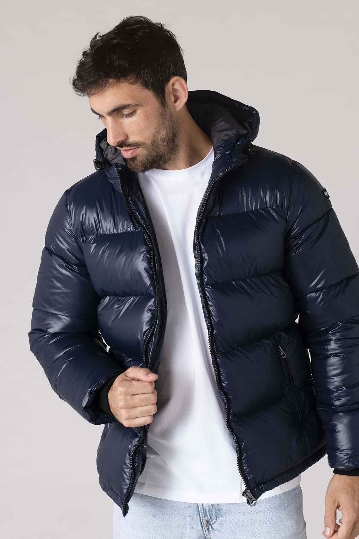 Herren Jacke Schott COLUMBUS NAVY — Ansicht 4