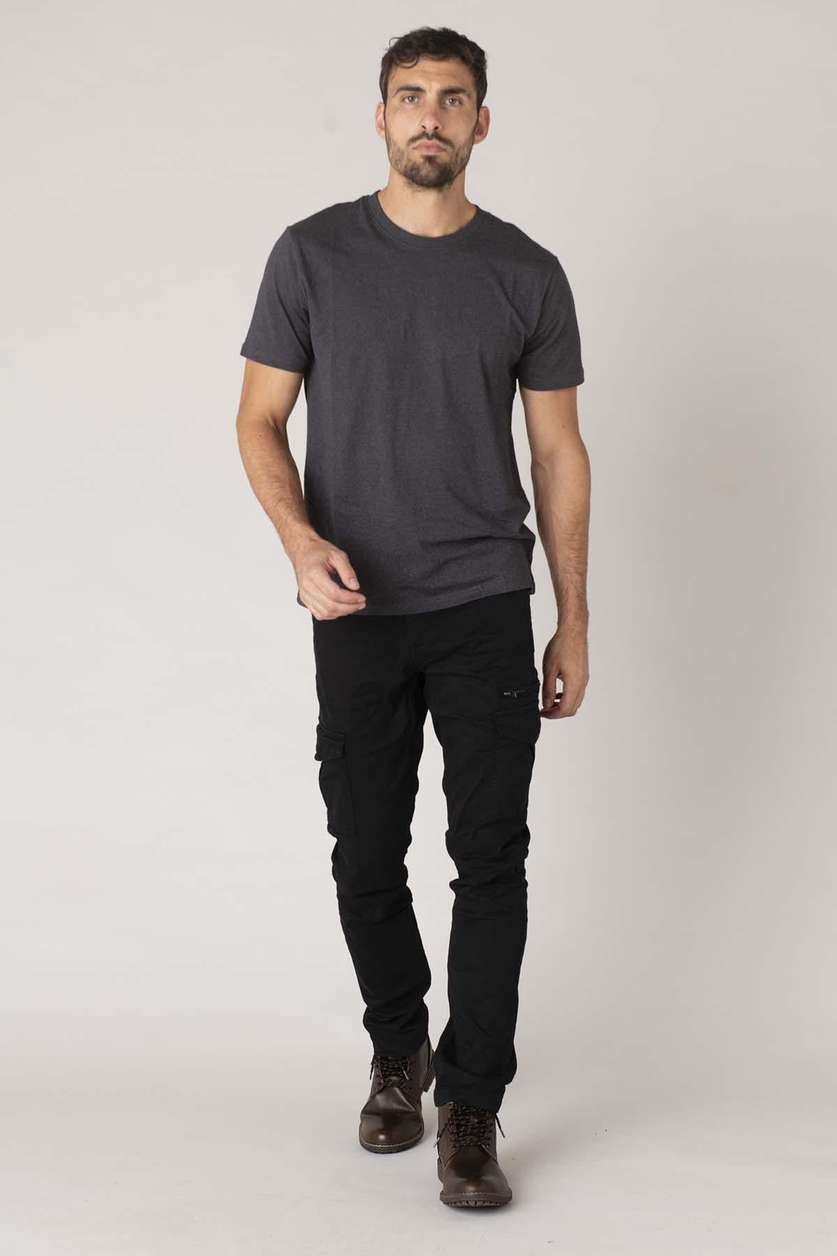 Pantaloni Uomo Patrouille De France LARGO MAHEVAN BLACK — vista 4