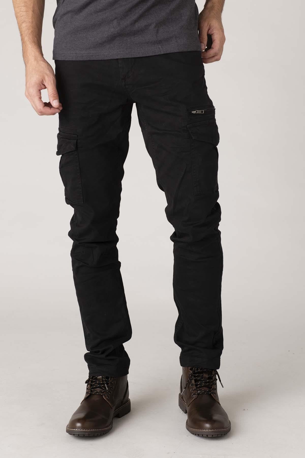 Pantaloni Uomo Patrouille De France LARGO MAHEVAN BLACK — vista 5