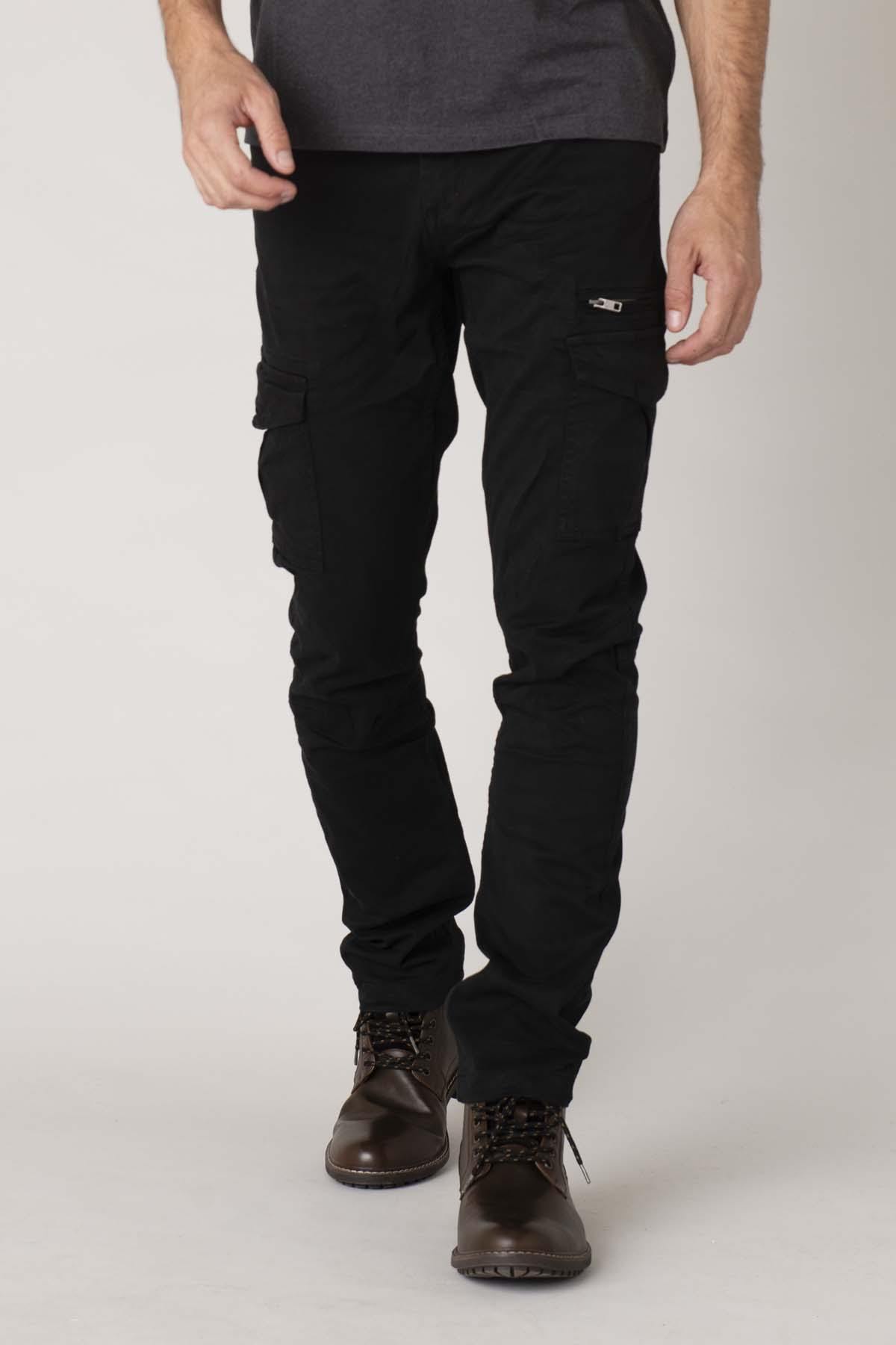 Pantaloni Uomo Patrouille De France LARGO MAHEVAN BLACK — vista 1