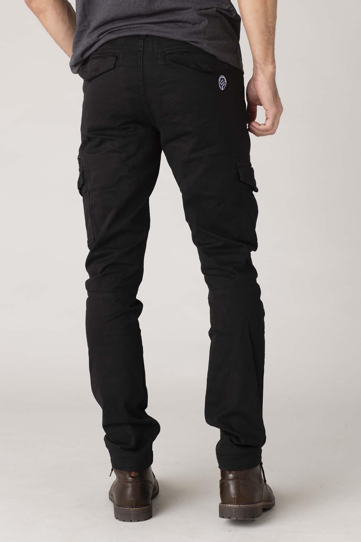 Pantaloni Uomo Patrouille De France LARGO MAHEVAN BLACK — vista 2