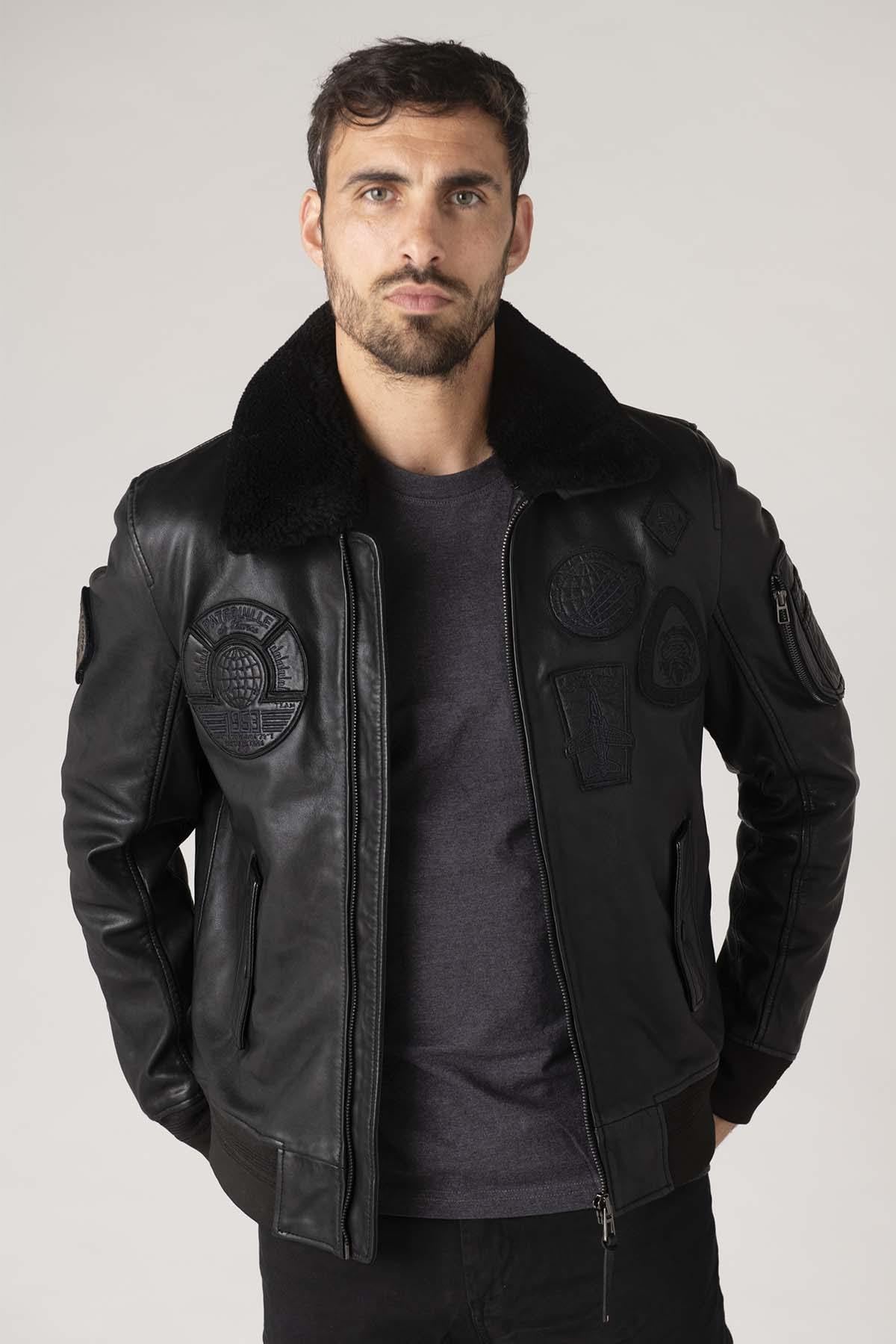 Chaqueta Hombre Patrouille De France LEGION ALPHA BLACK — vista 4