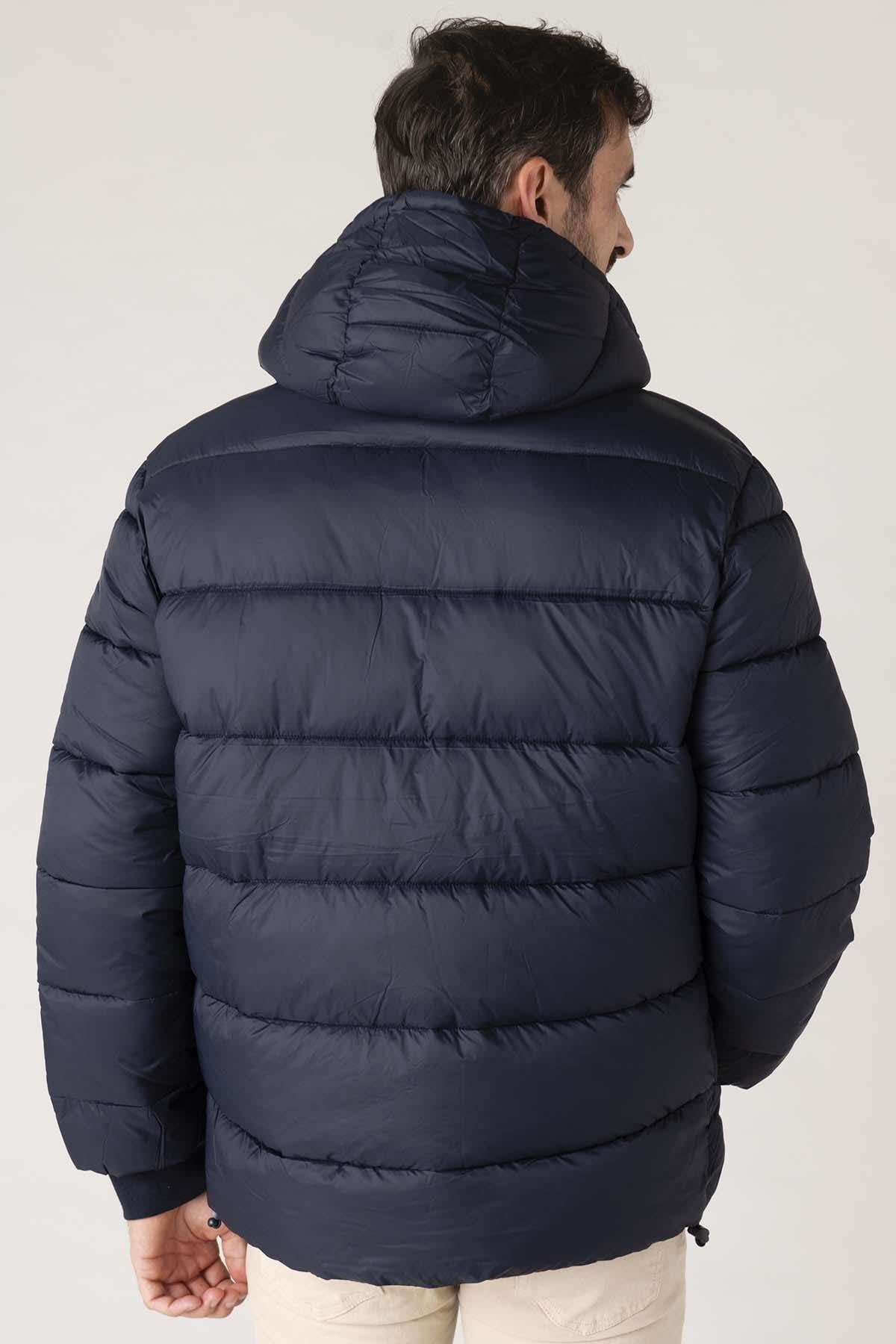 Giacche Uomo Schott HAWKRS NAVY/NAVY — vista 3
