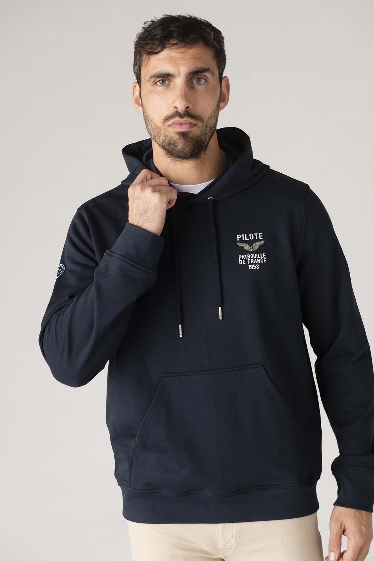 Jersey/sudadera Hombre Patrouille De France FACT FRENCH NAVY BLUE — vista 2