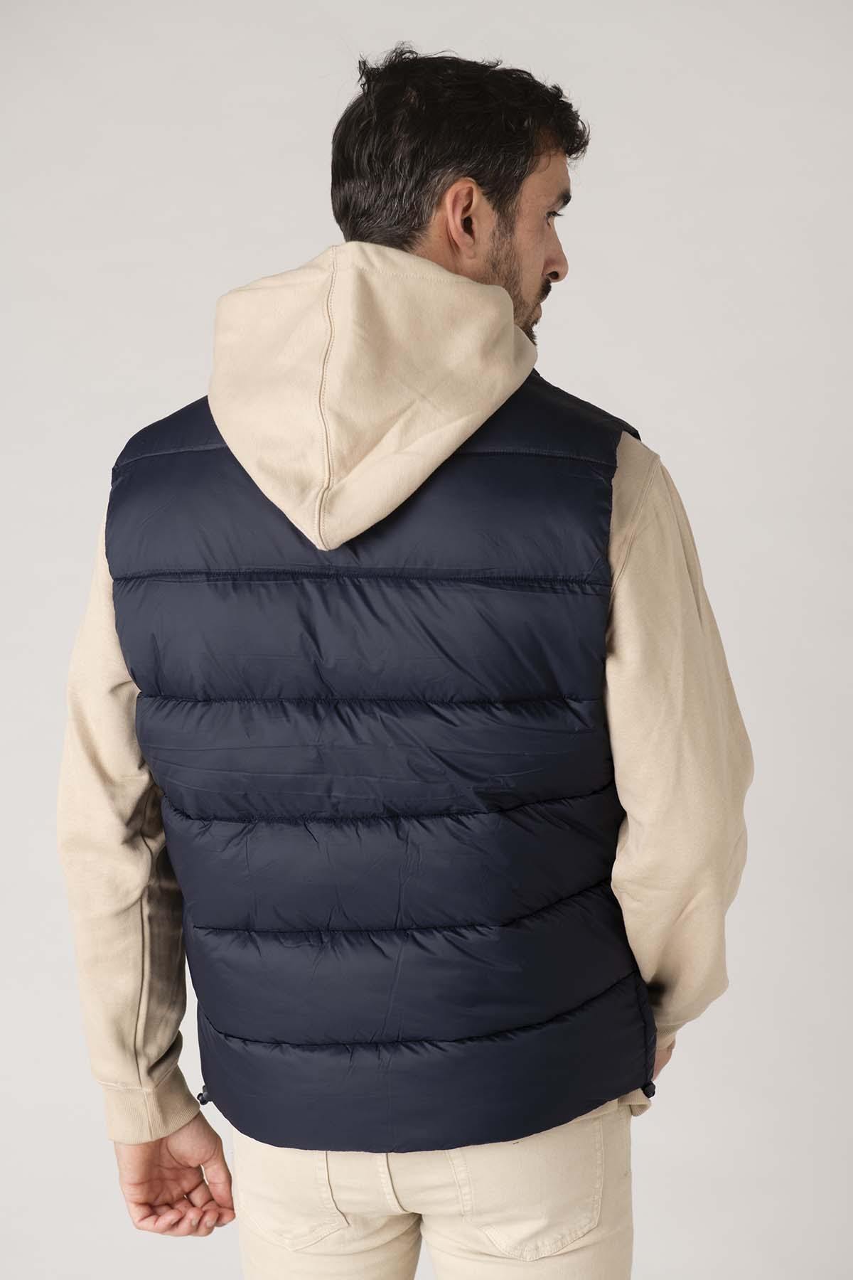 Blouson Homme Schott HAWKVRS NAVY/NAVY — vue 4