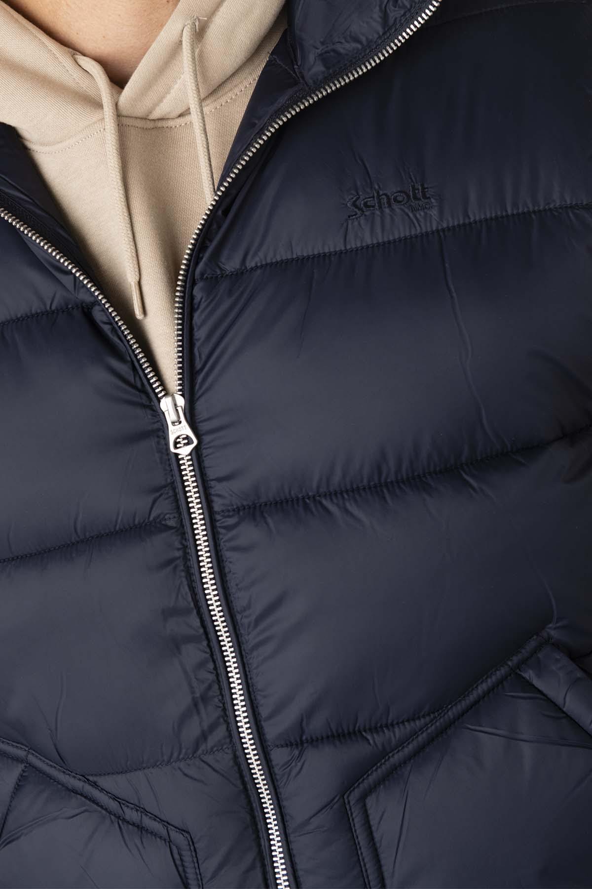 Blouson Homme Schott HAWKVRS NAVY/NAVY — vue 5