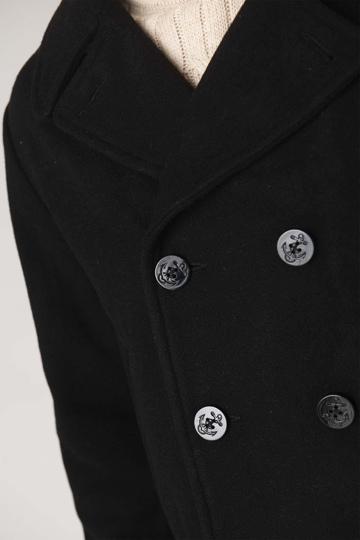 Herren Mantel Schott SEACOAT BLACK — Ansicht 3