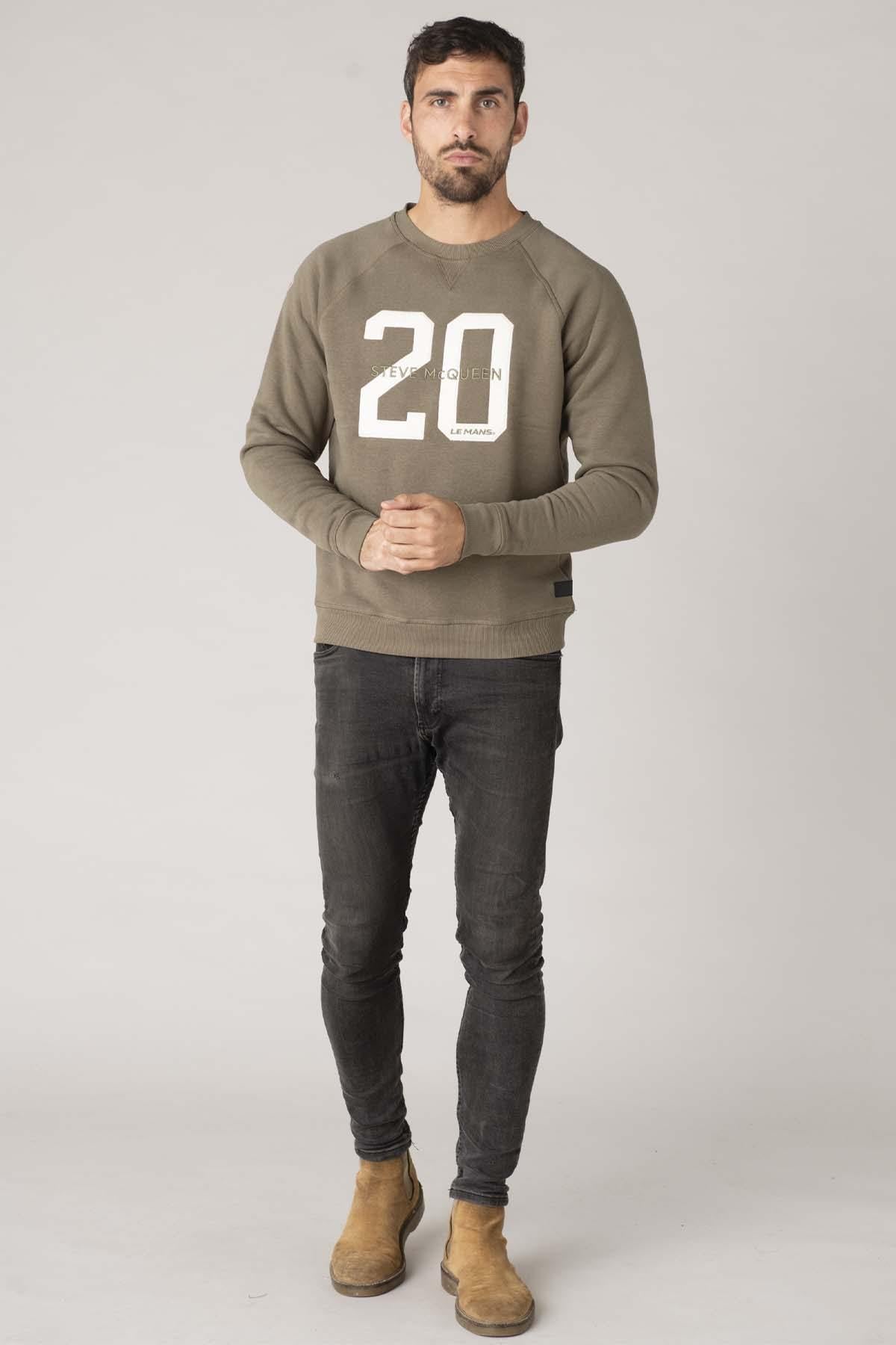 Maglione/felpa Uomo Steve Mcqueen SSM04-324 KAKI — vista 4