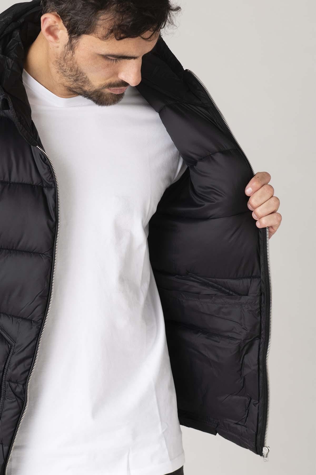 Giacche Uomo Schott HAWKRS BLACK/BLACK — vista 6